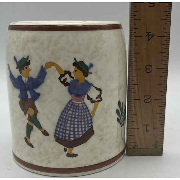 Alpine Peasant Ware Mug Hand painted Germany - Picture 5 of 6